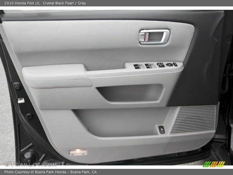 Crystal Black Pearl / Gray 2010 Honda Pilot LX