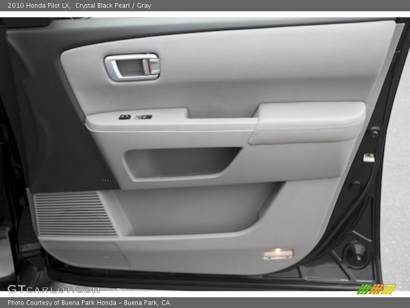 Crystal Black Pearl / Gray 2010 Honda Pilot LX