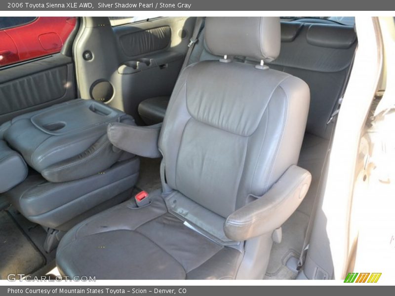 Silver Shadow Pearl / Stone Gray 2006 Toyota Sienna XLE AWD