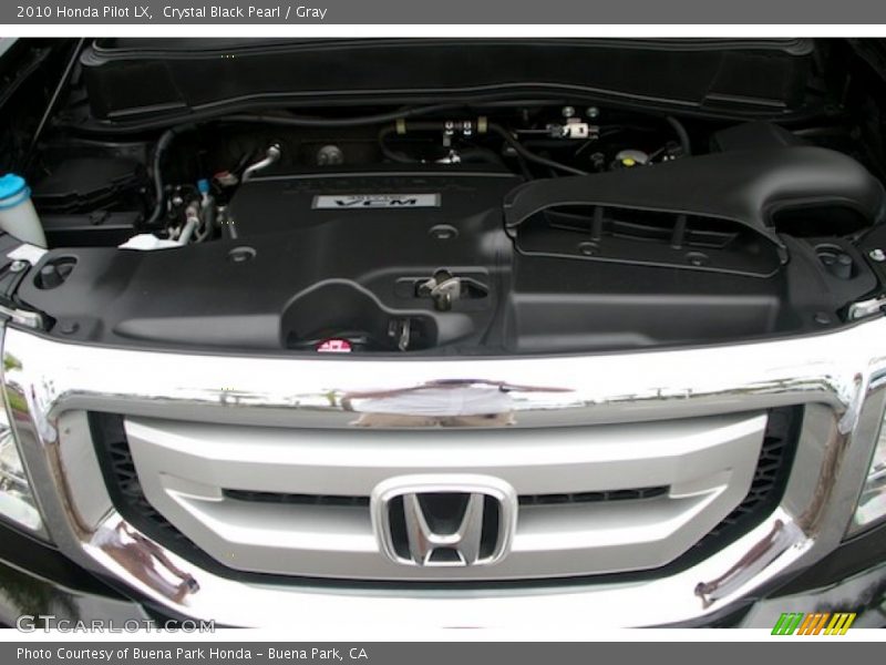 Crystal Black Pearl / Gray 2010 Honda Pilot LX