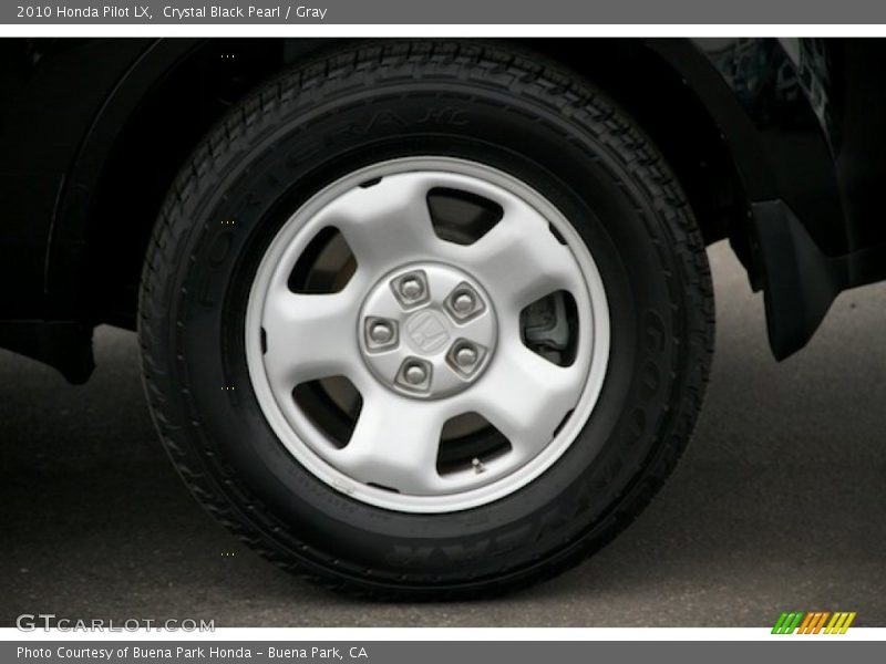 Crystal Black Pearl / Gray 2010 Honda Pilot LX