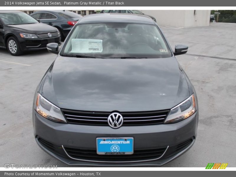 Platinum Gray Metallic / Titan Black 2014 Volkswagen Jetta SE Sedan