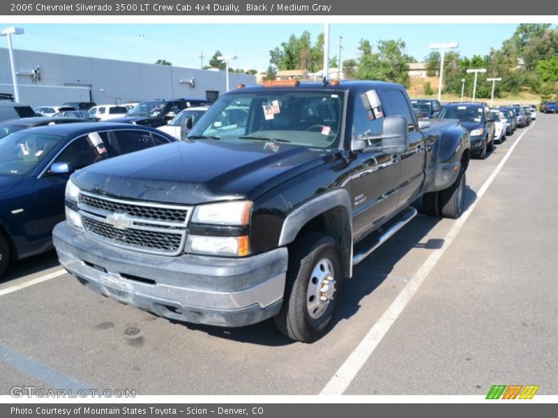 Black / Medium Gray 2006 Chevrolet Silverado 3500 LT Crew Cab 4x4 Dually