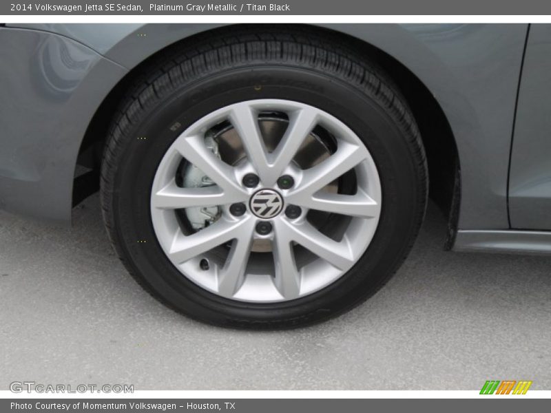 Platinum Gray Metallic / Titan Black 2014 Volkswagen Jetta SE Sedan