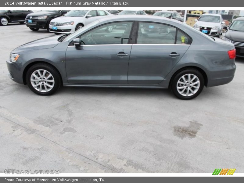 Platinum Gray Metallic / Titan Black 2014 Volkswagen Jetta SE Sedan