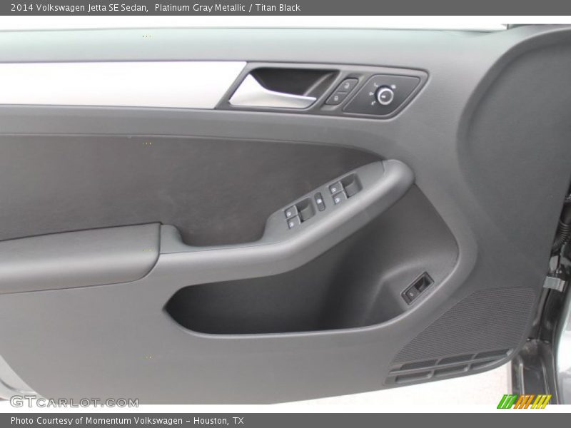 Platinum Gray Metallic / Titan Black 2014 Volkswagen Jetta SE Sedan