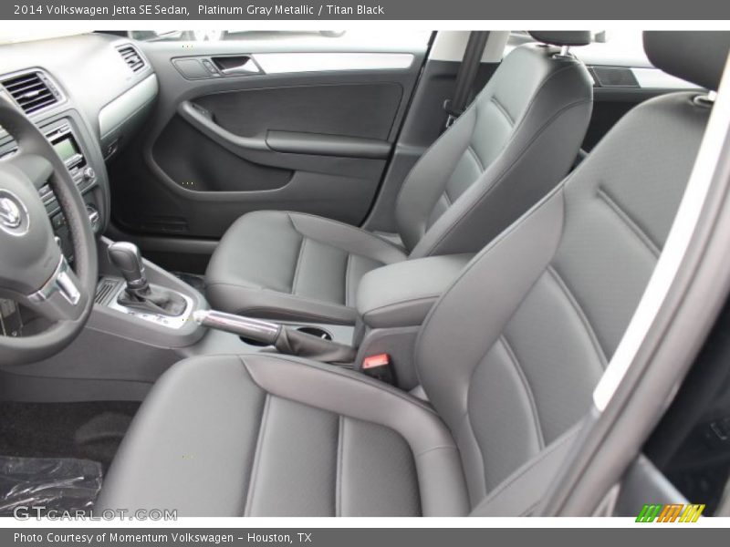 Platinum Gray Metallic / Titan Black 2014 Volkswagen Jetta SE Sedan