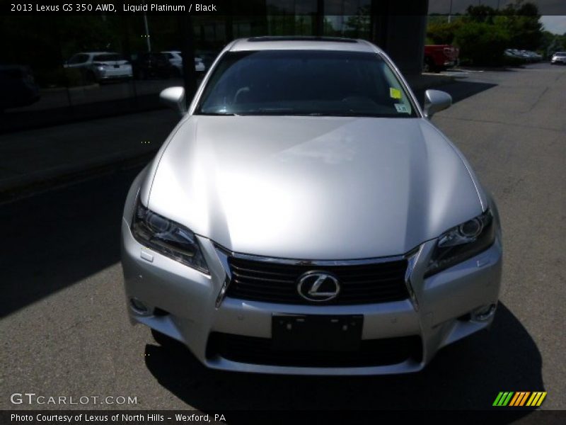 Liquid Platinum / Black 2013 Lexus GS 350 AWD