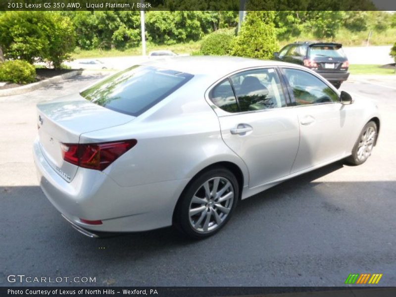 Liquid Platinum / Black 2013 Lexus GS 350 AWD