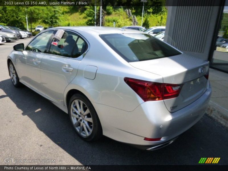 Liquid Platinum / Black 2013 Lexus GS 350 AWD