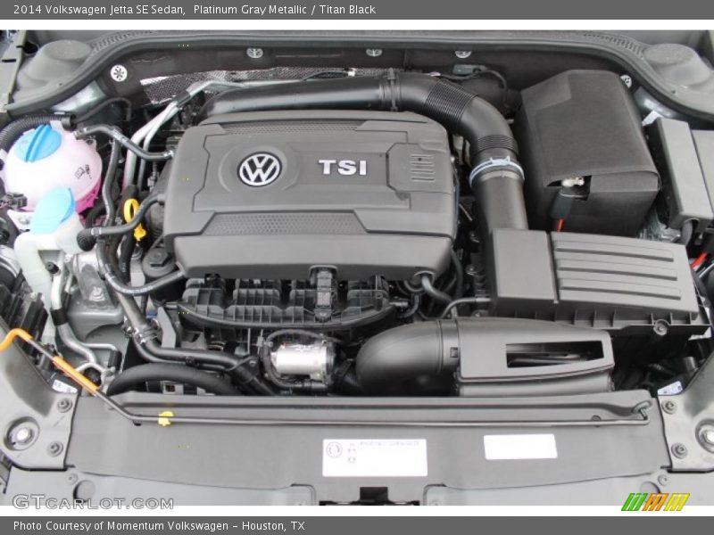 Platinum Gray Metallic / Titan Black 2014 Volkswagen Jetta SE Sedan