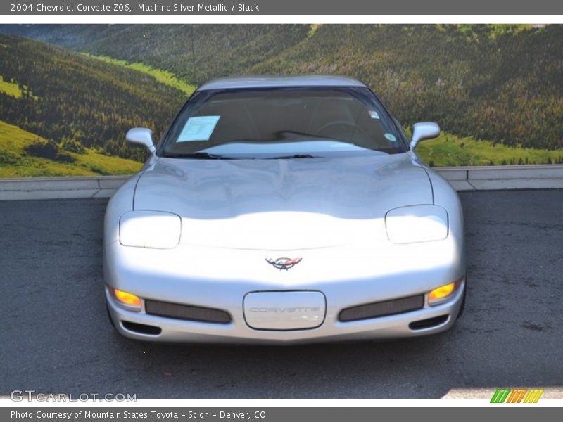 Machine Silver Metallic / Black 2004 Chevrolet Corvette Z06