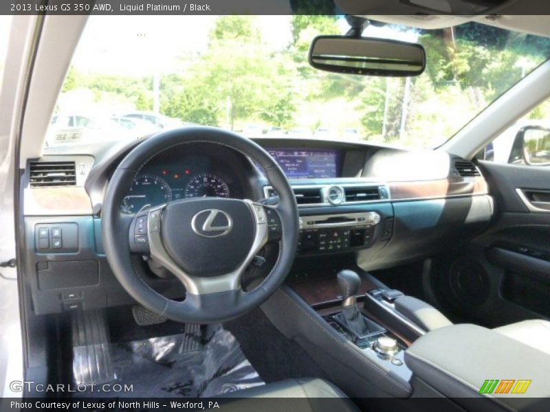 Liquid Platinum / Black 2013 Lexus GS 350 AWD