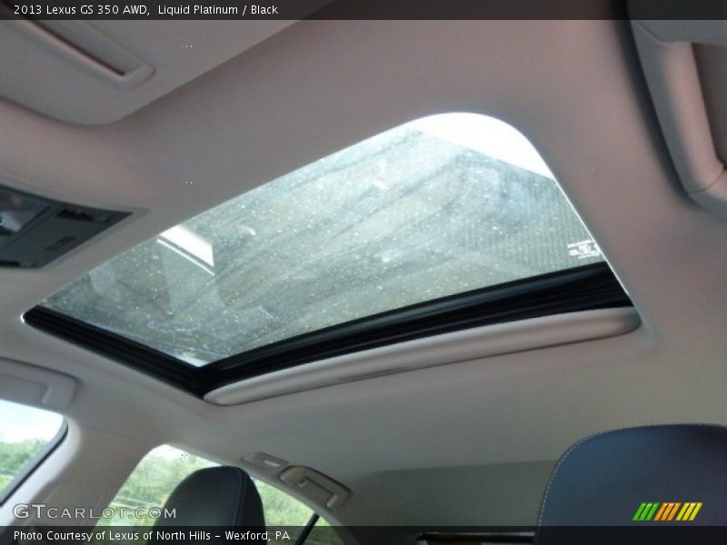Liquid Platinum / Black 2013 Lexus GS 350 AWD