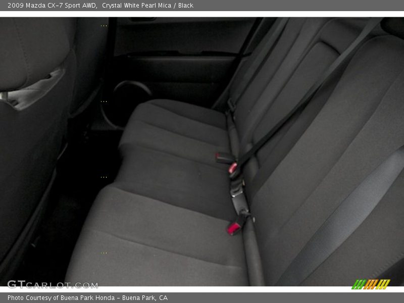 Crystal White Pearl Mica / Black 2009 Mazda CX-7 Sport AWD