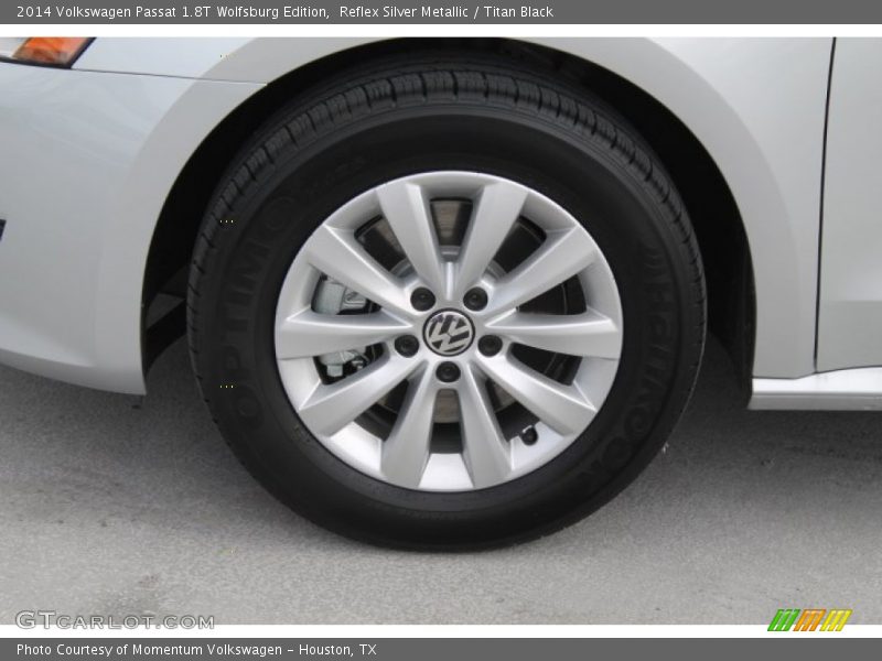 Reflex Silver Metallic / Titan Black 2014 Volkswagen Passat 1.8T Wolfsburg Edition