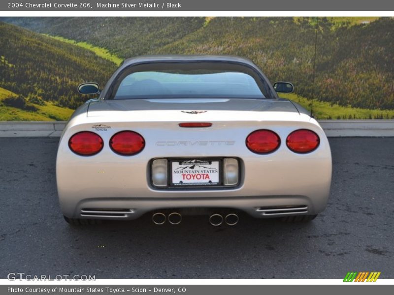 Machine Silver Metallic / Black 2004 Chevrolet Corvette Z06