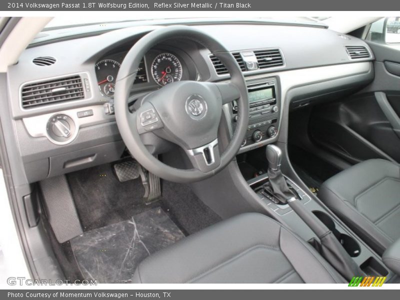 Reflex Silver Metallic / Titan Black 2014 Volkswagen Passat 1.8T Wolfsburg Edition