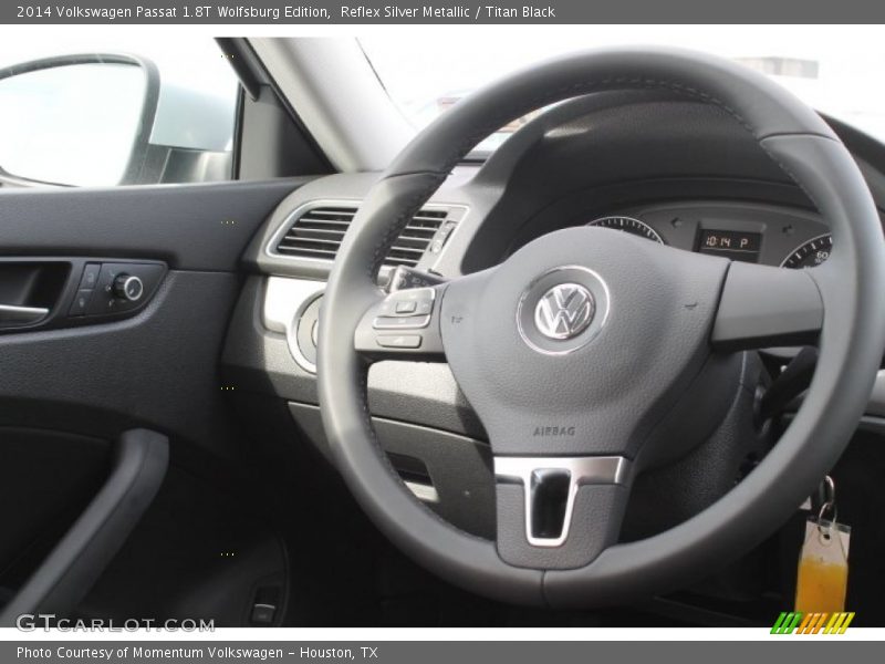 Reflex Silver Metallic / Titan Black 2014 Volkswagen Passat 1.8T Wolfsburg Edition