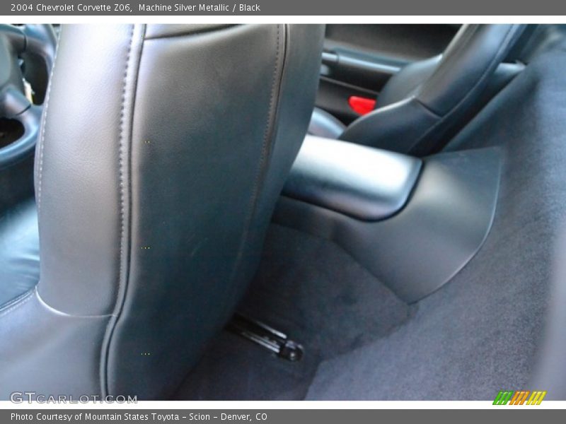 Machine Silver Metallic / Black 2004 Chevrolet Corvette Z06