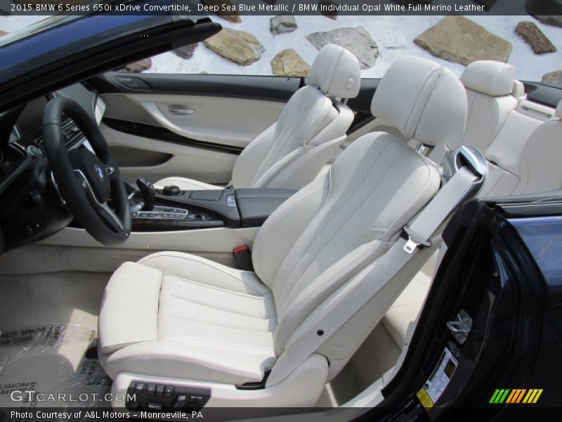 Front Seat of 2015 6 Series 650i xDrive Convertible