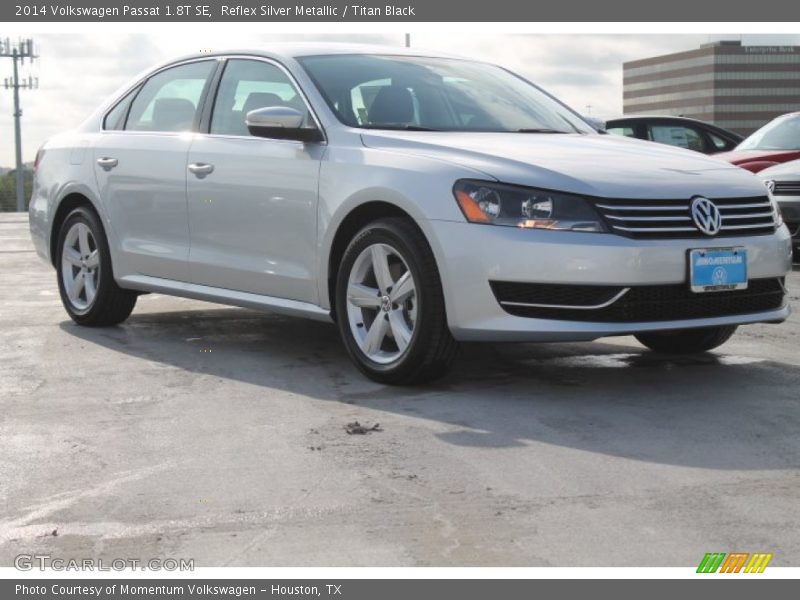Reflex Silver Metallic / Titan Black 2014 Volkswagen Passat 1.8T SE
