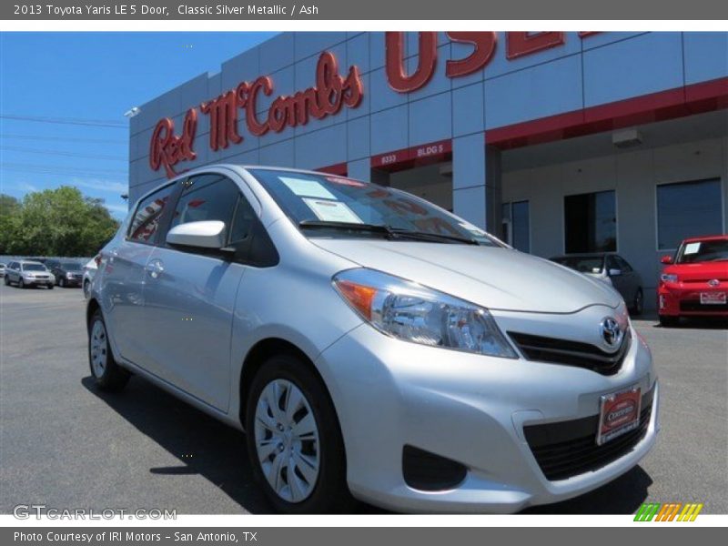 Classic Silver Metallic / Ash 2013 Toyota Yaris LE 5 Door