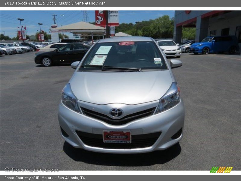 Classic Silver Metallic / Ash 2013 Toyota Yaris LE 5 Door
