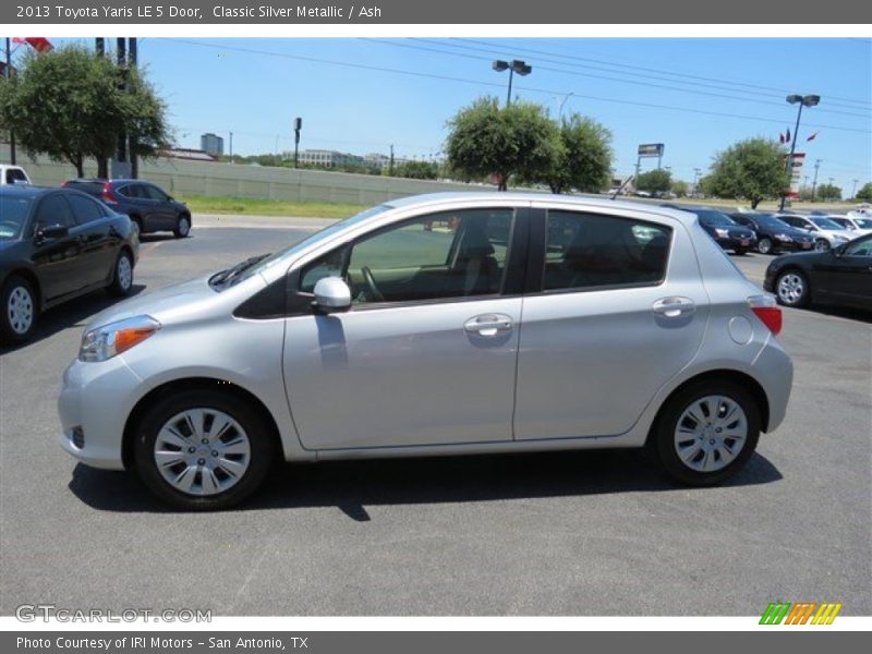 Classic Silver Metallic / Ash 2013 Toyota Yaris LE 5 Door