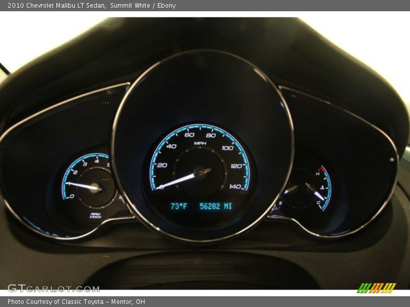 Summit White / Ebony 2010 Chevrolet Malibu LT Sedan