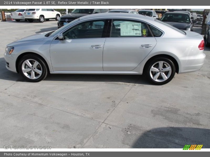 Reflex Silver Metallic / Titan Black 2014 Volkswagen Passat 1.8T SE