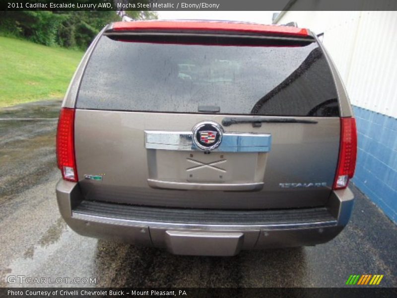 Mocha Steel Metallic / Ebony/Ebony 2011 Cadillac Escalade Luxury AWD