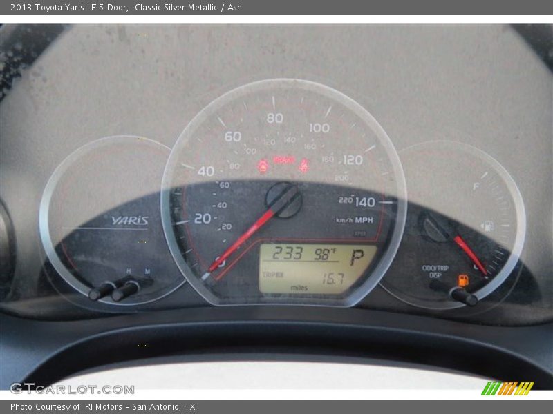 Classic Silver Metallic / Ash 2013 Toyota Yaris LE 5 Door
