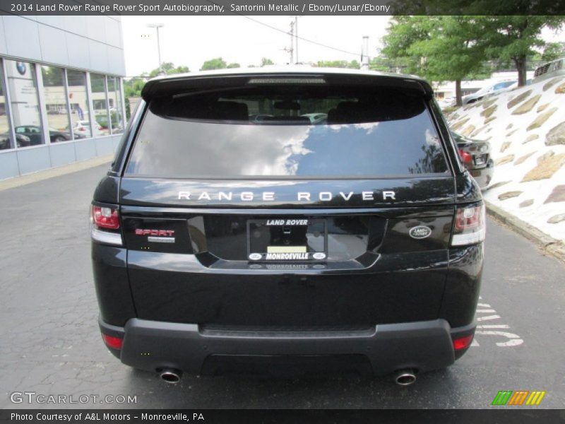 Santorini Metallic / Ebony/Lunar/Ebony 2014 Land Rover Range Rover Sport Autobiography