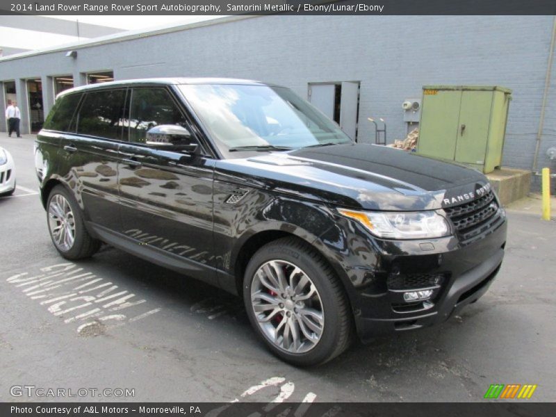 Front 3/4 View of 2014 Range Rover Sport Autobiography
