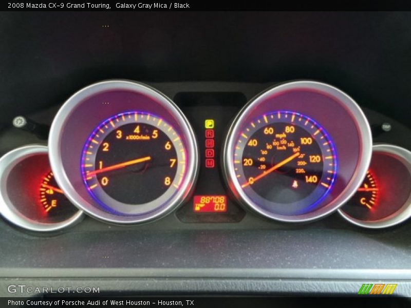 Galaxy Gray Mica / Black 2008 Mazda CX-9 Grand Touring