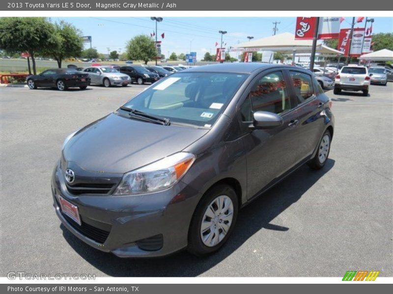 Magnetic Gray Metallic / Ash 2013 Toyota Yaris LE 5 Door
