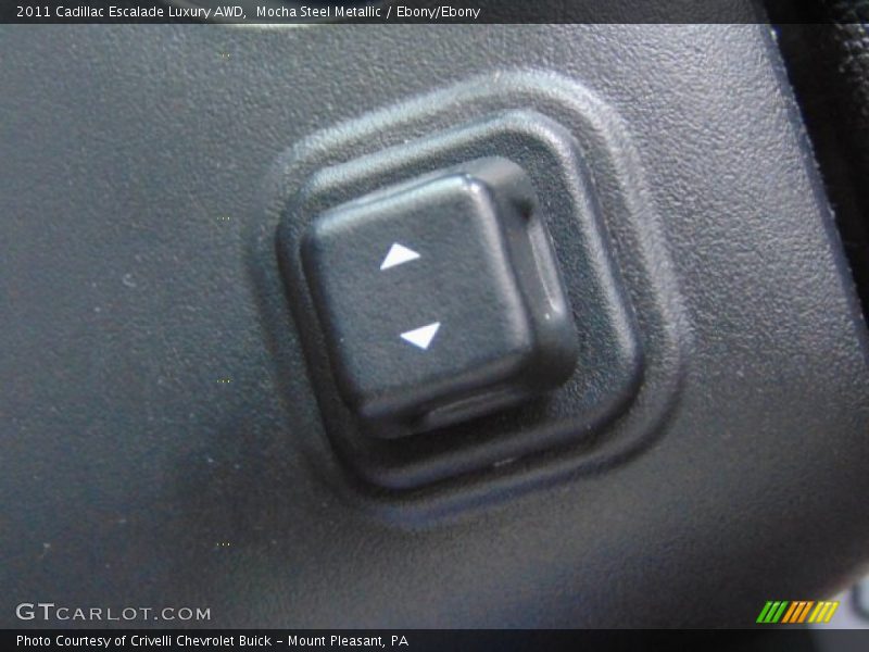 Mocha Steel Metallic / Ebony/Ebony 2011 Cadillac Escalade Luxury AWD
