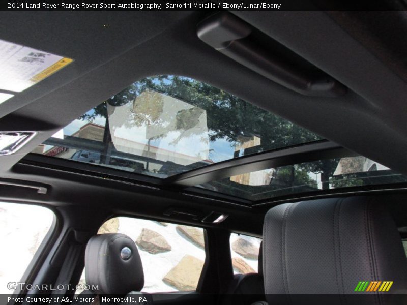 Santorini Metallic / Ebony/Lunar/Ebony 2014 Land Rover Range Rover Sport Autobiography