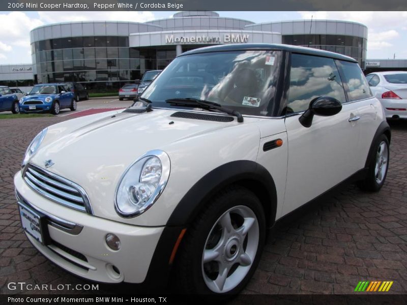 Pepper White / Cordoba Beige 2006 Mini Cooper Hardtop