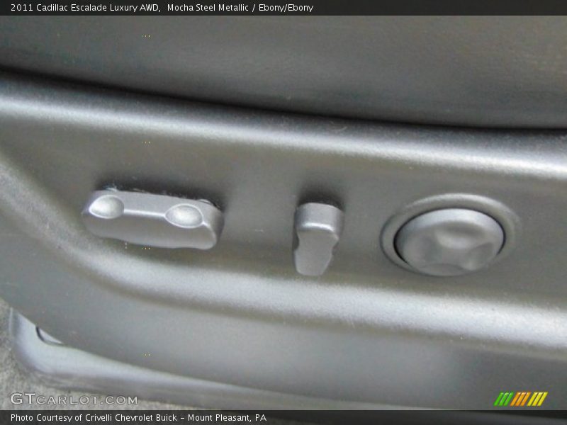 Mocha Steel Metallic / Ebony/Ebony 2011 Cadillac Escalade Luxury AWD