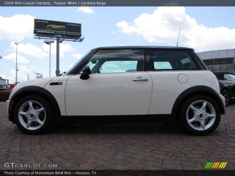 Pepper White / Cordoba Beige 2006 Mini Cooper Hardtop