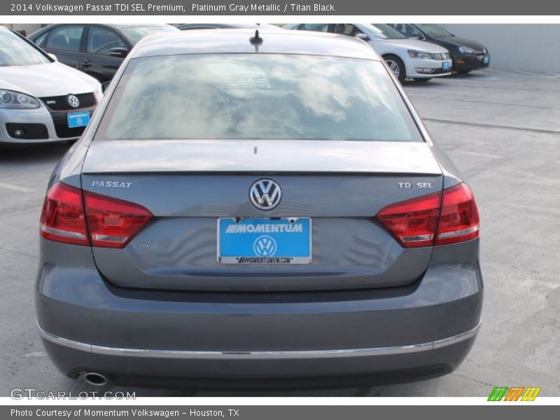Platinum Gray Metallic / Titan Black 2014 Volkswagen Passat TDI SEL Premium
