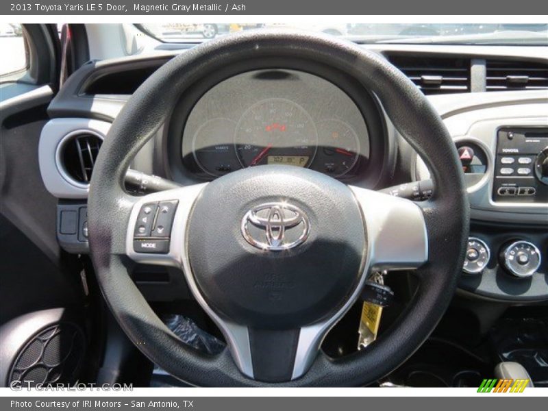 Magnetic Gray Metallic / Ash 2013 Toyota Yaris LE 5 Door