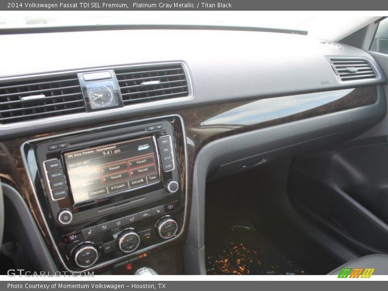 Platinum Gray Metallic / Titan Black 2014 Volkswagen Passat TDI SEL Premium