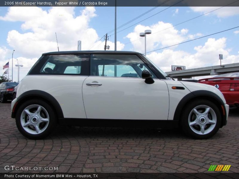Pepper White / Cordoba Beige 2006 Mini Cooper Hardtop