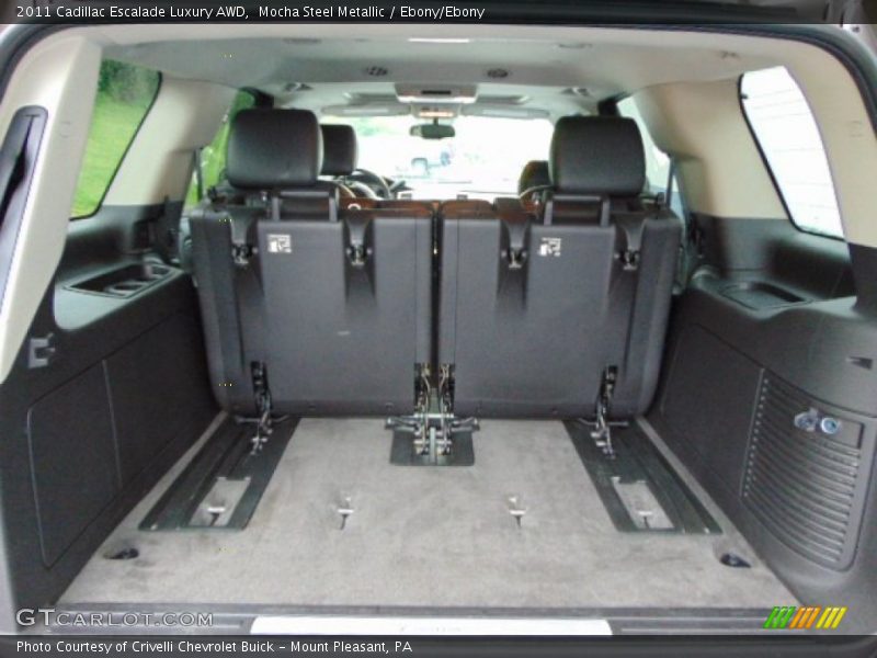 Mocha Steel Metallic / Ebony/Ebony 2011 Cadillac Escalade Luxury AWD