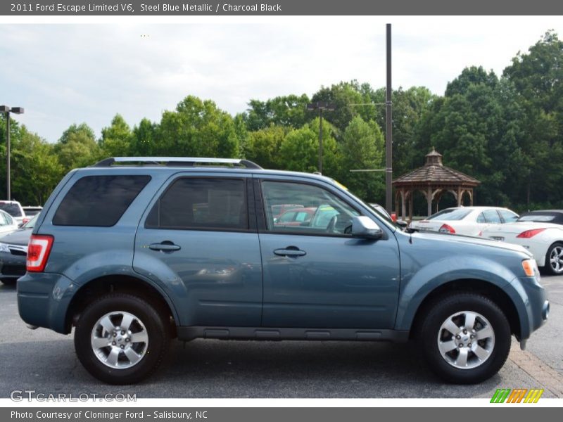 Steel Blue Metallic / Charcoal Black 2011 Ford Escape Limited V6