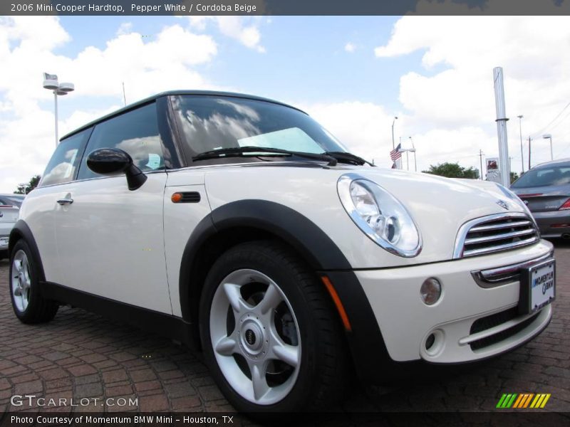 Pepper White / Cordoba Beige 2006 Mini Cooper Hardtop