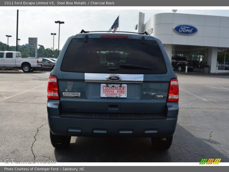 Steel Blue Metallic / Charcoal Black 2011 Ford Escape Limited V6